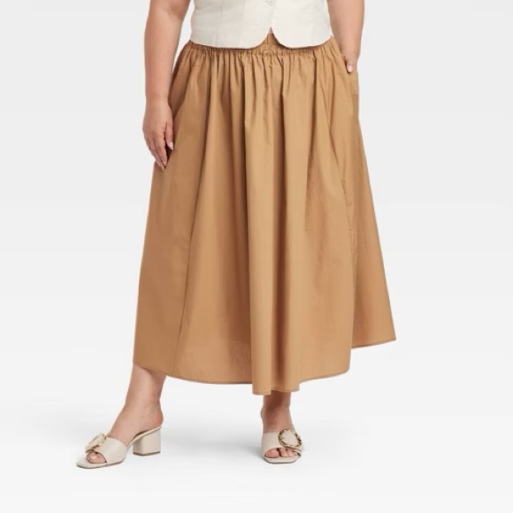 Brown Long Skirt